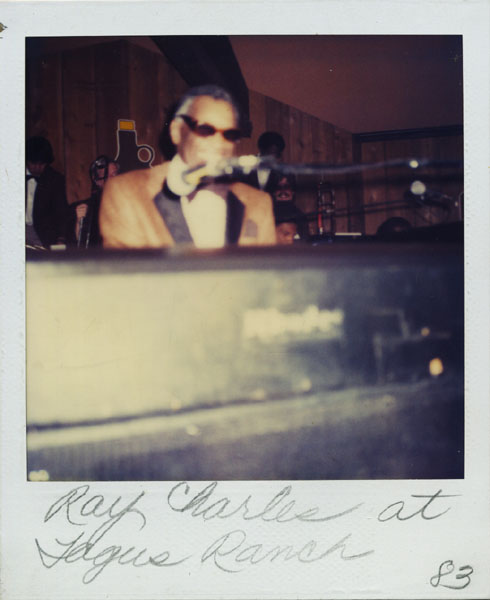 Portroids: Steve Bannos Collection - Ray Charles Polaroid