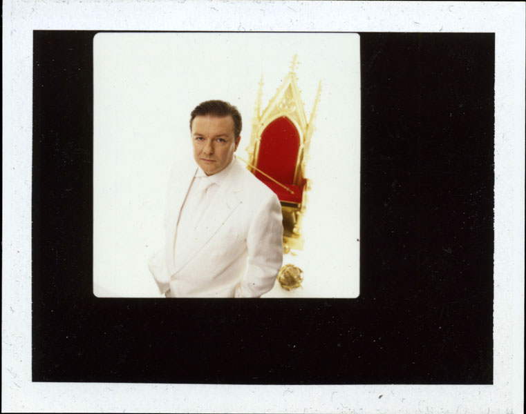 Portroids: Steve Bannos Collection - Ricky Gervais Polaroid