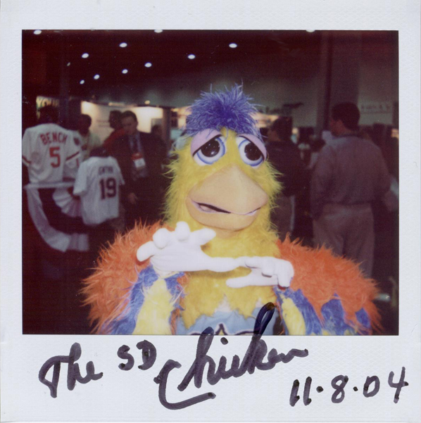 Portroids: Portroid of The San Diego Chicken